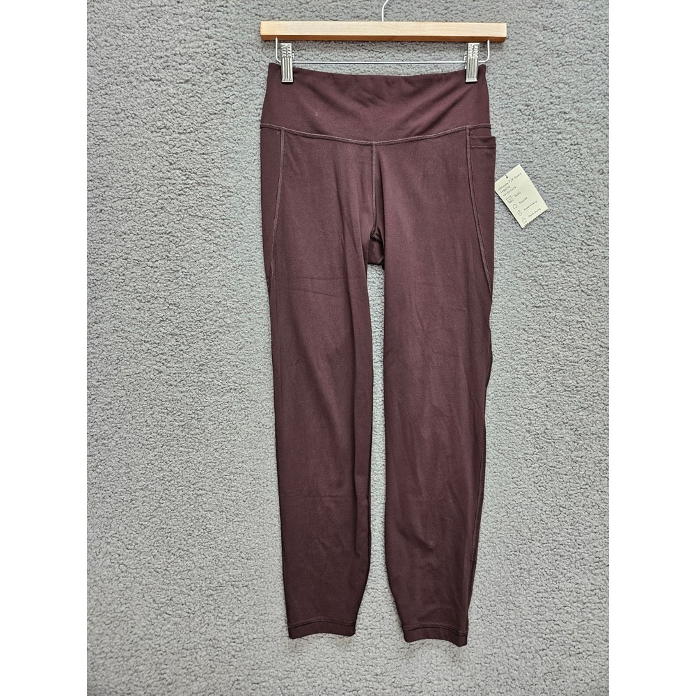NWT Sweaty Betty Ultimate 7/8 Studio Legging S Brown High Waist Pocket Yoga Gym